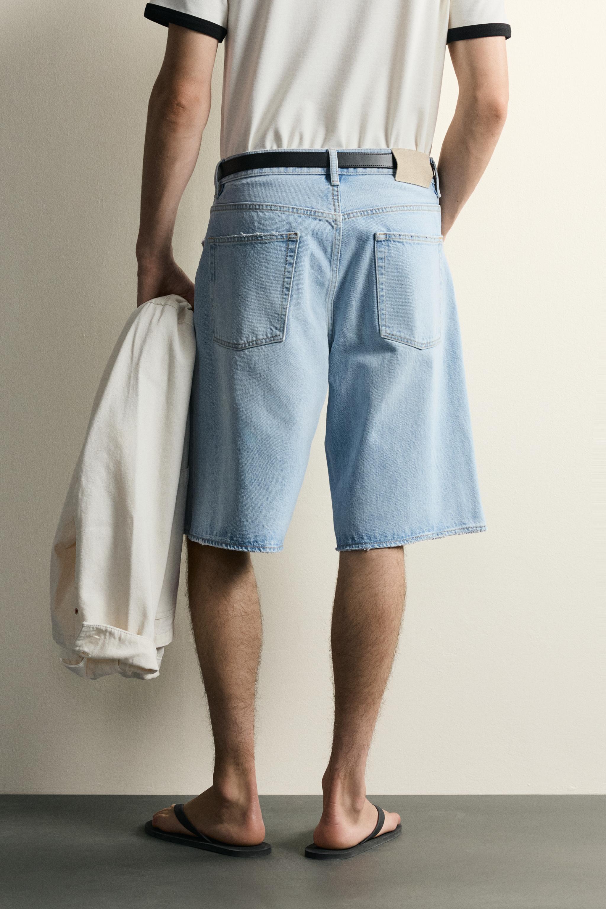 BERMUDA LOOSE FIT EN JEAN